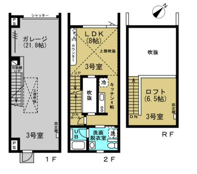 木更津　ガレージ付店舗・事務所